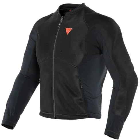 Dainese Pro-Armor Safety Jacket 2.0, Veste Moto Perforée Avec Protections, Noir/Noir, XL