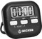 Kitchen Timers for Cooking, Digital Kitchen Timer,Classroom Timer for Kids - Magnetic, Kickstand, Hanging - Black