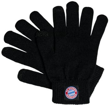 FC Bayern München I Strickhandschuh mit Touch I Kinder I Schwarz