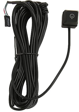 Power Supply Control Adapter Cable, External PC Power Button Desktop Computer Power Switch, Computer Case Motherboard Switch On Off Power SW Cables (5M)
