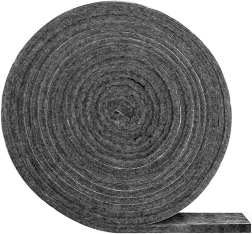 Hochtemperatur-Grilldichtung, kompatibel mit L/XL Big Green Egg Keramikdeckel, BBQ-Räucherdichtung, selbstklebender Filz, 4,5 m lang, 2,2 cm breit, 0,3 cm dick