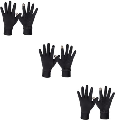 PACKOVE 3st Outdoor-Handschuhe Fahrrad-laufhandschuhe Beheizbare Skihandschuhe Touchscreen-Handschuhe Bildschirm-Touch-Handschuhe Winterhandschuhe Damen Skibrett Mittel