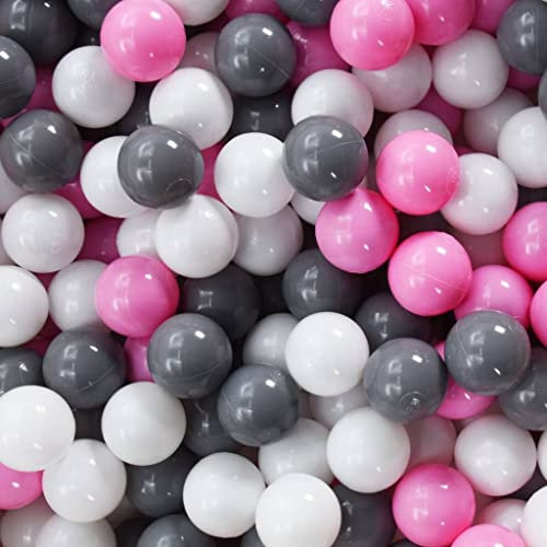 vidaXL 500 pcs Multicolour Play Balls - Lightweight, PE Durable Material, Ideal for Baby Pools, Kid's Play Tents, and Paddling Pools