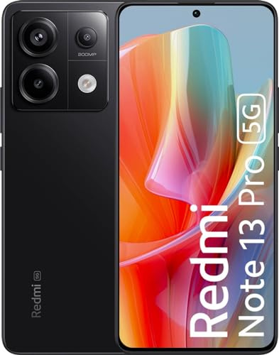 Xiaomi Redmi Note 13 Pro 5G (256GB + 8GB) 6.67 200MP (for Tmobile Mint Tello & Global) Global Version (Midnight Black)