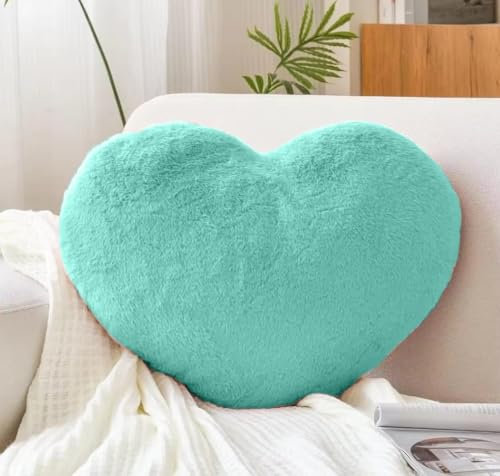 Lavendel Wärmekissen » Körnerkissen » Heizkissen für die Mikrowelle » Herzkissen 25 x 20 cm mit Lavendel Duft (Mint)