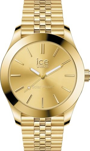 ICE-WATCH - Ice Steel Gold - Gold Damenuhr mit Metallarmband - 023791 (Small)