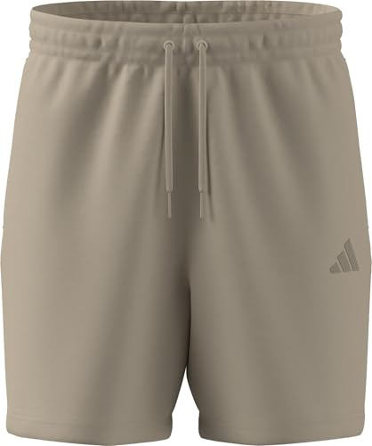 adidas Men's Future Icons Small Logo Short, Crystal Linen, L