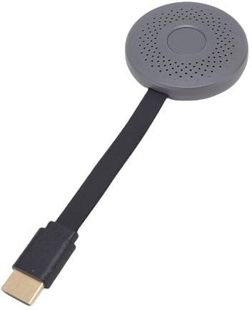 Adaptador de Pantalla HDMI Inalámbrico HD 1080p, Reproducción de Enchufe Real, Reflejo de Pantalla Desde el Teléfono hasta la Televisión, 2.4g 5g Dongle WiFi para iOS Android