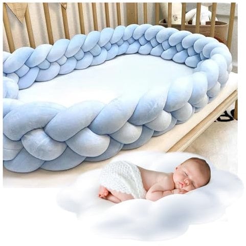 Generisch Knotenkissen, Handgefertigt Plüschkissen, Dekoratives Kissen für Kind Schlafzimmer Sofa Bett Boden