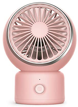 THINCAN Electric fan,Rechargeable Desktop Fan 3 Speeds Portable USB Fans 3D Cycle for Home Office