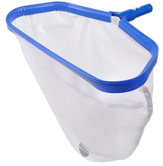 LAIOUSN Pool-Laubkescher mit tiefer Netztasche zum Entfernen von Blättern, Schmutz, Boden, aufblasbarer Whirlpools, feinmaschige Netztasche