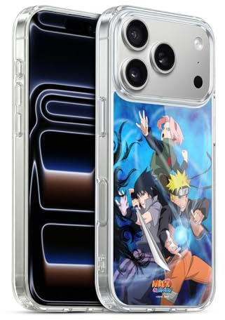 Head Case Designs Offizielle Naruto Shippuden Team 7 Schluessel Kunst Gelhülle [Militärischer Schutzgrad] Kompatibel Mit Apple iPhone 17 Pro Und Kompatibel Mit MagSafe