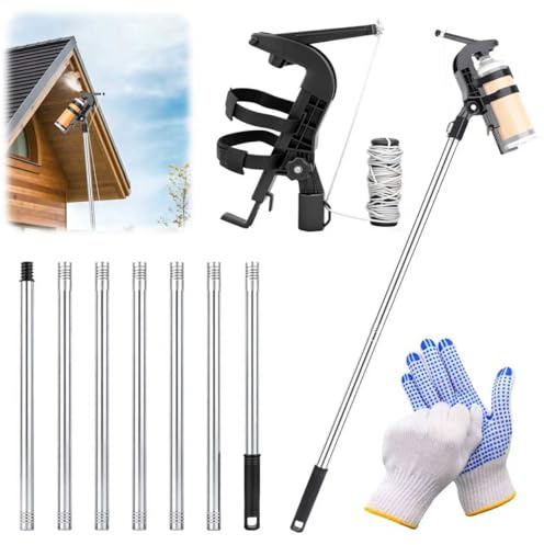 Sprühdosen Verlängerung Adapter, Wespenspray mit langem sprührohr, Kommt mit 2.8m sprühdosenhalter verlängerungsstangen, spraydosen verlängerungsadapter, für Wespenschaum, Wespen Power Spray