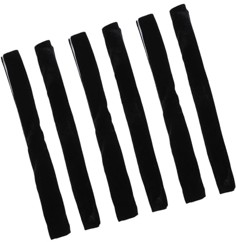 HOMSFOU 3 Pairs Refrigerator Door Handle Covers Black Fridge Handle Protectors Anti-Smudge Oil and Food Stain Resistant