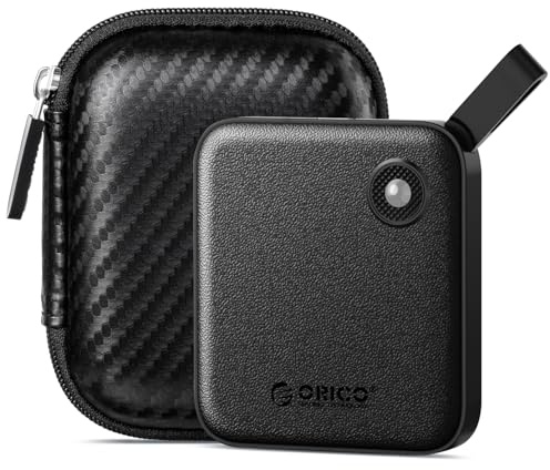 ORICO Externe SSD 512TB mit 2 in 1 USB C Kabel, bis zu 460MB/s mit Portable Schutzhülle