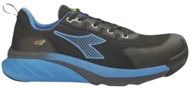 Diadora Utility Arbeitsschuhe Vortex DA2 Low S3S SC FO SR HRO ESD, C4568 Black Imperial Blue, 44 EU