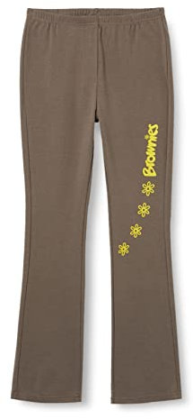 Brownie Girl's Leggings, Brown, 22 inch