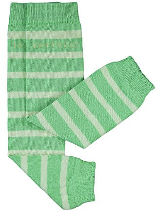 Hoppediz Babystulpen aus Bio-Baumwolle, Baby Leg Warmers, Einheitsgröße, grün