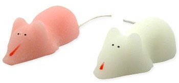 Sugar Mice Pink and White x3 of Each Colour