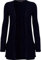 WearAll - Ladies Long Sleeve Pocket Cardigan Womens Top - Navy Blue - 12/14