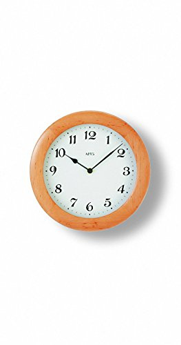 AMS W929/16 Quarz-Wanduhr, Holz, Mehrfarbig, 35 x 35 x 12 cm
