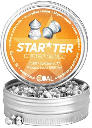 Coal Diabolos 4,5mm Starter Pointed 500 Stück
