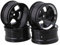 BQLZR Schwarz Upgrade Teile Aluminiumlegierung RC 1:10 On-Road Rennwagen 5-Speichen-Felgen 4er-Pack
