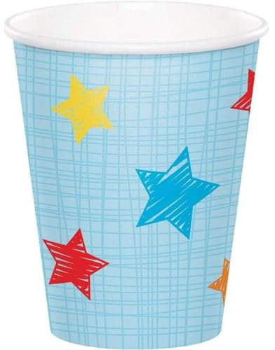 Creative Party PC324598 Colourful Stars Paper Cups-8 Pcs