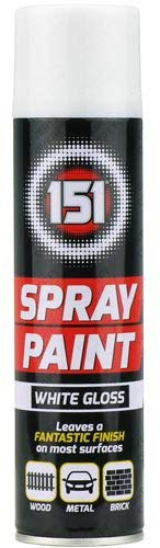 6 x White spray paint