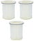 Wessper 3x Hepa-Filter H13 für Staubsauger MPM Bora, Bora 2, Bora MOD17, MOD 02 Hydra, MOD 07 Bora, MOD 09 Bora, MOD 11, MOD 13