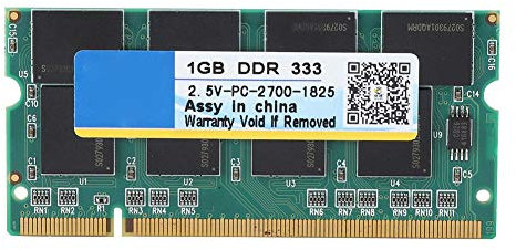 Modulo di memoria ad alte prestazioni perfetto per RAM per Intel/AMD (1 GB, DDR, 333 MHz, 200 PIN, PC-2700), compatibile con il tuo computer/Smart Computer