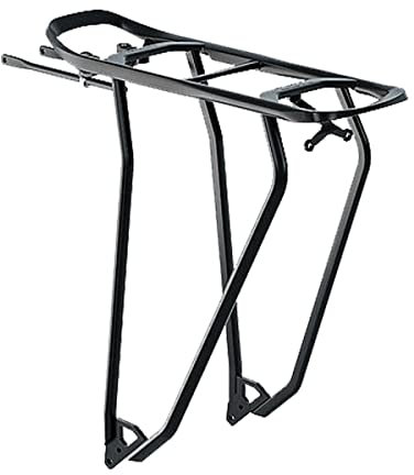 Tubus Unisex – Erwachsene Racktime Standit 2.0 System-Gepäckträger, Schwarz, 26