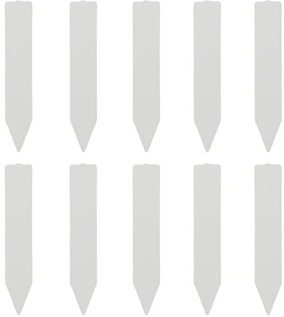 Pflanzenetiketten Kunststoff, 10 Stück Pflanzenschilder, Pflanzschilder, Gartenetikett, Stecketiketten Pflanzen Etiketten, für Gemüse, Topfpflanzen, Garten