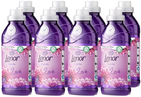 Lenor Ammorbidente Lavatrice Concentrato, 200 Lavaggi (8x25), Ametista Rosa, per una Freschezza Ottima e una Morbidezza ispirata alla Natura
