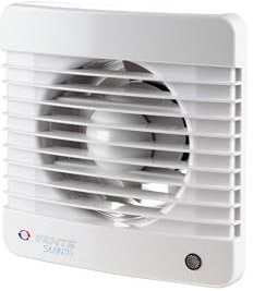 Kleinraumventilator Wandventilator Silenta-M 125 VT mit Zugschalter & Nachlauf