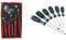 BGS Diy 75209 | Wasserpumpenzangen-Satz | 175/240 / 300 mm | 3-tlg. & HAZET Schraubendreher-Satz 810SPC/6 | 6-teilig mit rutschfestem 3-Komponenten-Griff, 4x Schlitz-Profil, 2x Kreuzschlitz-Profil