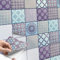 20 Stück Fliesenaufkleber, Mosaikfliesen 10x10 cm für Küche und Bad - Fliesenfolie, Klebefliesen selbstklebend - SET // Design: Pastell Pattern