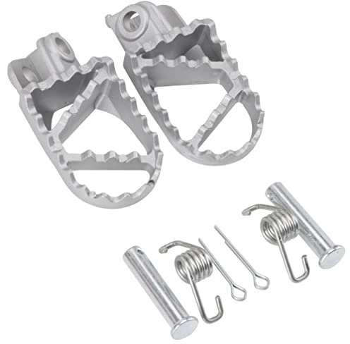 GOOFIT Moto 10mm Repose-Pieds en Aluminium Remplacement pour 50cc 70cc 90cc 110cc 125cc Dirt Pit Bike
