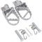 GOOFIT Moto 10mm Repose-Pieds en Aluminium Remplacement pour 50cc 70cc 90cc 110cc 125cc Dirt Pit Bike