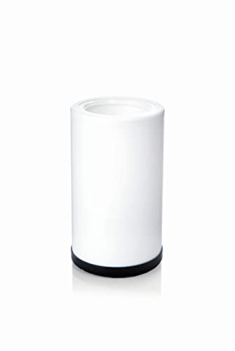 INNA-Glas Kerzenspitzer Novia für Stabkerzen, weiß, 8 cm, Ø4,5 cm | Kerzen Anspitzer