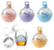 Ice Cube Tray,Ice Trays for Freezer, Ice Ball Maker Mold Light Bulbs Ice Molds Silicone Whiskey Ice Ball Maker Bulb Ice Hockey Mold for Cocktail Coffee Juice 4PCS
