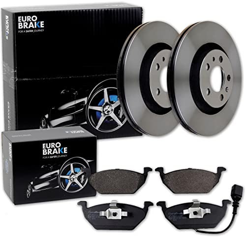 BandelOne enthält Eurobrake Bremsscheiben Beläge vorne passend für Golf 4 A3 Octavia Leon