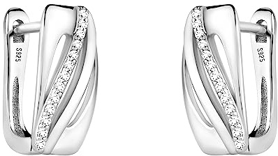 SOFIA MILANI - Damen Ohrringe 925 Silber - Zirkonia Ohrstecker - E2050
