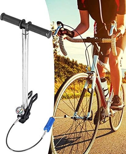 4 Stage High Pressure Stainless Steel Hand Pump for PCP Air Rifles, Inflator 4500psi