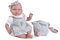Antonio Juan Puppen | My Little Reborn Tufi, 33 cm, grünes Kleid und Stirnband | Inklusive Tasche und Familienbuch | Echtes Gewicht und bewegliche Gliedmaßen | Ref. 82312 | Exklusive Kollektion 2024