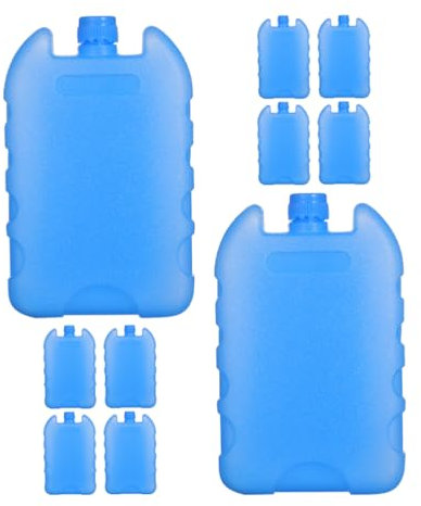 Homoyoyo 10Pcs Ice Packs for Air Conditioner: Ice Blocks for Cooler Coolers Lunch Boxes-Reusable Packs, Keeps Food Fresh Coolant That Simply Stays Longer for Air conditioner fan cooler