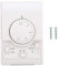 Termostato Mecánico, 10-30 ℃ AC 220V Temperaturregler Raumthermostat mit Stabiler Leistung für Zentralen Klimaanlagen Gebläsekonvektoren Kesselthermostat