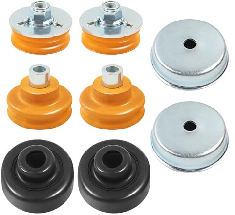 MaxAwe Federbeinstützlager Stoßdämpfer Hinterachse Hinten Links Rechts, Domlager Reparatursatz für BMW 1er 3er X1 E81 E82 E84 E87 E88 E90 E91 E92 E93 33506771737 33506767010 33526764418 33506771738