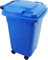 The-Wheelie-Bin-Company 30 Litre Miniature Wheelie Bin Blue with Castors