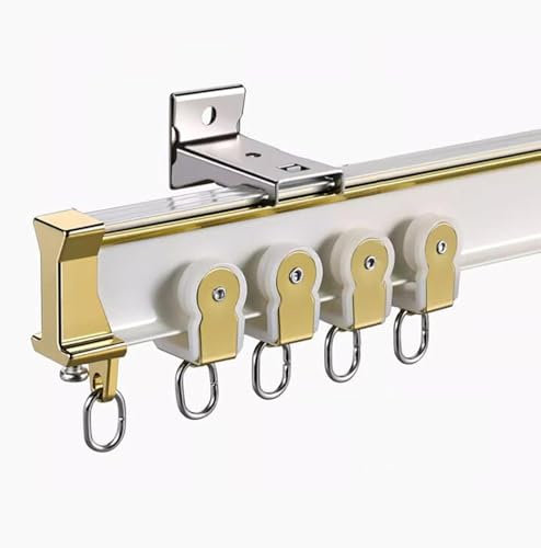 Binario per tende flessibile e resistente, 9,4 m, montaggio a soffitto/parete, per finestre, porte scorrevoli in vetro, disponibile in varie lunghezze (4 12,2 m), facile installazione e funzionamento